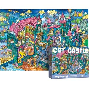 1000 piece cat castle puzzle